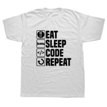 비머코드 랜젠더 코드코더 마술 힘 프로그래머를 가진 사람 남자 T 셔츠면 주문 짧은 소매 재미 있은 코딩, 09 WHITE_01 XS