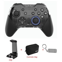 블루레이플레이어 dvd플레이어 외장 Mobapad 무선 블루투스 게임 패드 프로 스위치, 스탠드백 추가