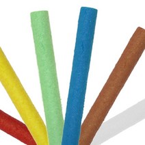 옥수수깡 긴 수수깡 장난감 스틱콘 20cm 50개, 빨강, 본상품선택