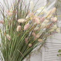 [바보사랑] 인조식물 수크령 그래스조화 부쉬 65cm 갈대 인테리어조화, 인조식물 수크령 그래스조화 부, 색상:Cream(크림)