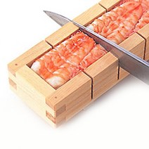 일제 나무 초밥틀 무스비틀 사각 홈 5P 7P