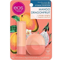 Eos FlavorLab 파라다이스 립밤 - 망고 드래곤프루트 | 오래 지속되는 수분 공급, Mango Dragonfruit, 1 Count (Pack of 1)