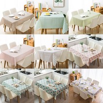 일회용 캠핑 방수 테이블 체크무늬 식탁보 2 4 6인용, 8. 폴리곤 그린