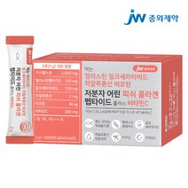 JW중외제약 먹는 엘라스틴 밀크세라마이드 히알루론산 비오틴 저분자 어린 피쉬 콜라겐 펩타이드 1박스, 단일속성