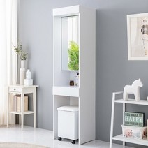 쉘라가구SA 부르드 450 입식 수납 화장대 (착불)/, 화이트