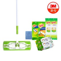 [3M] 대형 막대걸레 벨류팩+물걸레 60매+정전기 100매, 단품