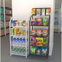 과자 진열대 홈PC방 편의점 슈퍼마켓 디스플레이 수납 진열장, A-화이트 50x27x140