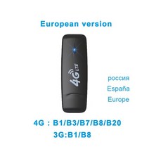 LDW931 4G 와이파이 라우터 나노 SIM 카드 휴대용 와이파이 LTE USB 4G 모뎀 포켓 핫스팟 안테나 와이파이 동글, Europe ver. LDW931-2