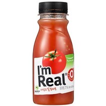 풀무원 아임리얼 토마토 과채주스 토마토쥬스 하루야채 아침주스 생과일주스190ml, 8개