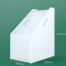 파일 꽂이 케이스 철 a3 a4 문서정리 아코디언다층 스탠딩 시험용 종이 가방 수직 오르간 A4 데이터 저장, 02 A-transparent