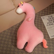 안녕 나는 귀여운 애착인형 공룡 쿠션 긴 베개 인형 뽀글이 달래기 침대 다리 끼우기 신기, 소장가입우선, 02 로제트 유