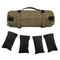 가정용 샌드백 스탠딩 복싱 운동 피트 용 무게 필러 가방 권투 파워 트레이닝 역도 홈, 카키색 빈