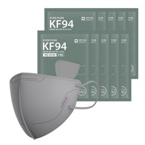 [리벤스] 자우버탁 에버퓨어 새부리형 마스크(KF94)(그레이/대형) 50입, 상세 설명 참조, 상세 설명 참조