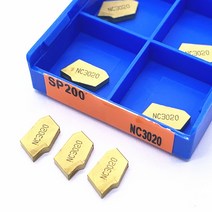 10PCS 홈 가공 인서트 SP200 PC9030 NC3020 카바이드 SP 선반 공구 터닝, 02 SP200 NC3030