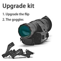 미군 군용 적외선 열감지 레이저 나이트비전 야시경 망원경 야간 투시경 탐조등 미국 단일 배럴 PVS-14 보호 헬멧 헤드 마운트 및 HD -, B, 3.B