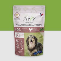 [Herz] 허즈 알러지 눈물사료 닭가슴살 100g, 단품, 단품