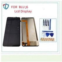 블루 J6 Lcd 디스플레이 터치 센서 스크린 패널 유리 어셈블리 완벽한 교체, 한개옵션1, 한개옵션0