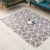 핫딜 북유럽스타일 먼지없는 러그 카페트 헥사곤 200x230cm(상세페이지 확인)
