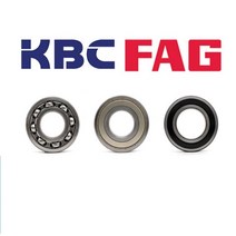 KBC FAG 국산 베어링 6300 계열 깊은 홈 볼 베어링( 오픈커버 철커버 고무커버 ), 6316, 고무 커버