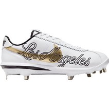 나이키 남성 Lunar Cortez Metal 야구 포인트화 - White/Gold 야구화 2bM241454