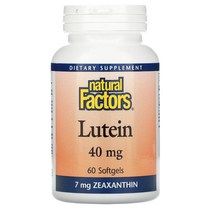 Natural Factors 루테인 40mg 소프트젤 60정