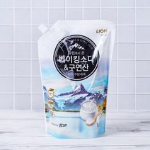 [메가마트]라이온 유럽에서 온 베이킹소다&구연산 리필 1.2L(1+1)행사, 1개