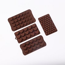 초콜릿만들기 실리콘 초콜릿 몰드 베이킹 비 스틱 직사각형 스트립 캔디 메이킹 도구 왁스 멜트 스냅 바, [10] J4PCS