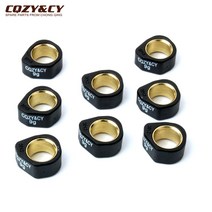 스쿠터 8pc 롤러 세트/Variator 무게 20x12mm 9g 11g Kymco 다운타운 300i K-XCT 사람들, 01 20x12mm 9g