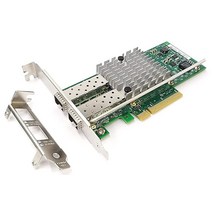HINYSENO 듀얼 포트 10GbE SFP+ 광섬유 PCI-Express x 8 NICs 기가비트 이더넷 서버 어댑터 2 네트워크 인터페이스 컨트롤러 카드 82599ES 칩셋용, HS-X520-DA2 ( 2 Port / 10GB /