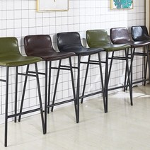 와이디 빈 홈바 체어 아일랜드 빈티지 식탁 의자, 빈홈바체어_블랙(YWC2087-BK)