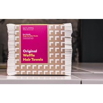 프랑스 프리미엄 일회용 천연 타월 80cm x 40cm 50매 Scrummi 유럽 타올 수건, 화이트