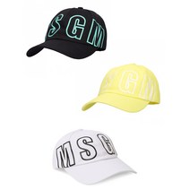 MSGM 키즈 빅로고 프린트 베이스볼 캡 모자 MS028799