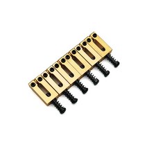 일렉 기타 수리 6 Pieces Electric Guitar Bridge Saddle Guitars Stringed trument Portable Saddles Repair Acc, [02] Black10 5mm