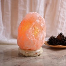 소금램프 8kg 히말라야 핑크솔트램프 암염램프 소금등 소금램프 빛과 소금