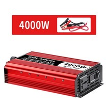 태양광 차량용 인버터 자동차 전원 어댑터 전압 변환기 휴대용 자동차 변환기, 4000w, 24v60hz, 220-240v