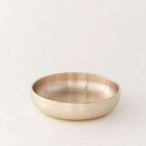 피어몰 이태석 공방유기 원형 종지 8.9cm 방짜유기 그릇 앞접시 반찬 놋그릇