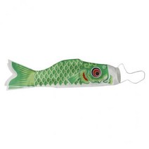 YSSHOP 4x55-150cm 다양한 일본 Windsock 잉어 깃발 Koi Nobori Sailfish 70cm 녹색, 새틴, 레드