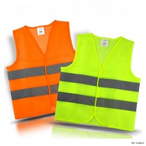 공사 건설 야광 교통안전조끼 교통 조끼 교통안전, 교통안전조끼001(P00644)-오렌지