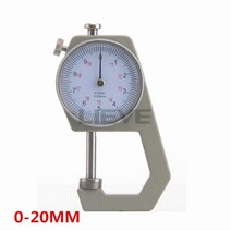 두께 마이크로미터 도장 측정기 0-10MM 0-20MM 팁플랫 헤드 게이지 게이지 정밀, 0-20 플랫