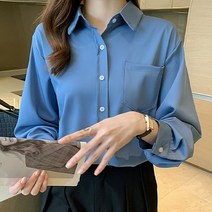 베이직 심플 데일리 블라우스 244