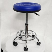 간이 보조의자 환의자 빵의자 작업의자 원형의자, 간이보조-파랑