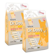 Dr.Doby 닥터도비 퍼피앤맘 강아지와 임신수유견용 사료 2kg x 2개
