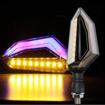 2WAY LED윙카 전차종범용 눈웃음 3Color 깜빡이 비상등 세트상품 블루컬러, 블루 1세트 (일반형)