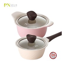 PN풍년 블리스올라 18B 편수냄비 + 20C 양수냄비 세트, 민트, 핑크, 편수냄비(민트) 18cm + 양수냄비(핑크) 20cm