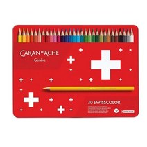 까렌다쉬)스위스컬러 수채색연필(30) 셋트 나무 디자인용, 본상품, 본상품
