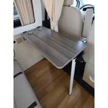 캠핑카 카라반 카운티 시티밴 내부 접이식 테이블, 우드 테이블 상판 + 스탠드 (접이식)