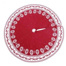 90/122cm 크리스마스 트리 스커트 기본 바닥 매트 커버 홈 장식 장식 크리스마스 선물, 90cm