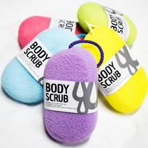 퓨어레인 바디스크럽 샤워 목욕 타올 스펀지 샤워볼, 바디스크럽 소프트_핑크
