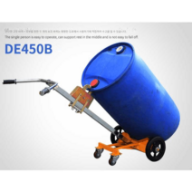 450kg 핸드자키 파레트 트럭 핸드파렛트 리프트 카트, 철 드럼 일회용 고무 두 바퀴, 1개