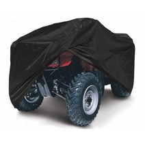 4륜 오토바이 커버 덮개 ATV 바이크 방진커버, 올 실버 M